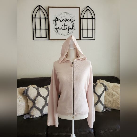 Kristensen DU Nord Cashmere Full Zip Cardigan Hoodie Size 4 Designer Classic - Picture 5 of 12